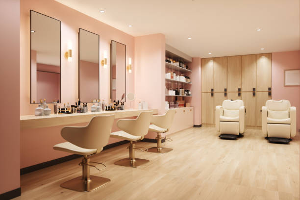 Professional salon interior in Chicago